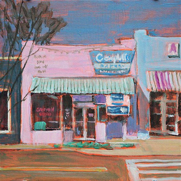 Baked Goods, acrylic on canvas, 8" x 8" - PaulFayard