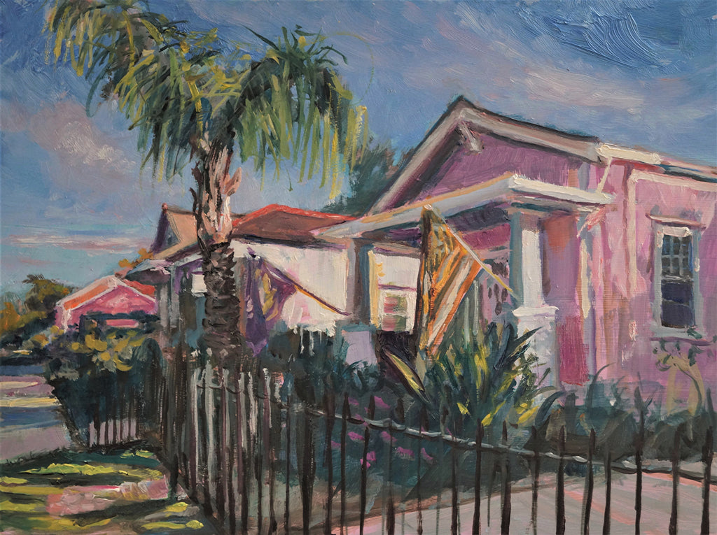 Color Guard, oil on panel, 9" x 12" - PaulFayard