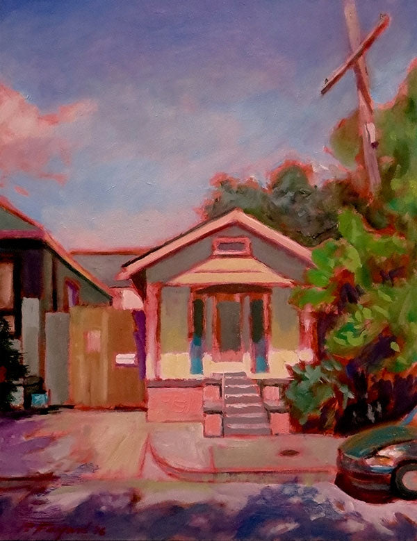 Coral Gables, oil on panel, 14" x 11" - PaulFayard