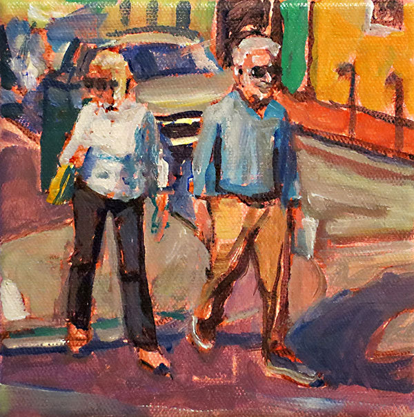 Crossing Orleans, oil on canvas - PaulFayard