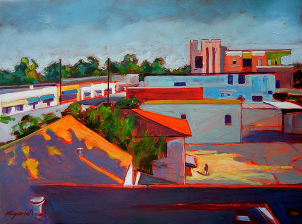 Fondren Morning, oil on canvas - PaulFayard