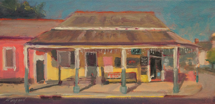 Frady&#39;s, oil on canvas, 6&quot; x 12&quot;