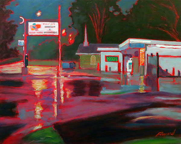 Last Chance Shoppette, oil on canvas - PaulFayard