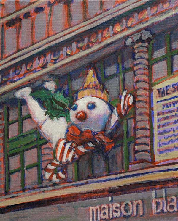 Mr. Bingle, acrylic on canvas, 10" x 8" - PaulFayard