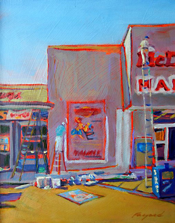 Painting McDade's, oil on canvas - PaulFayard