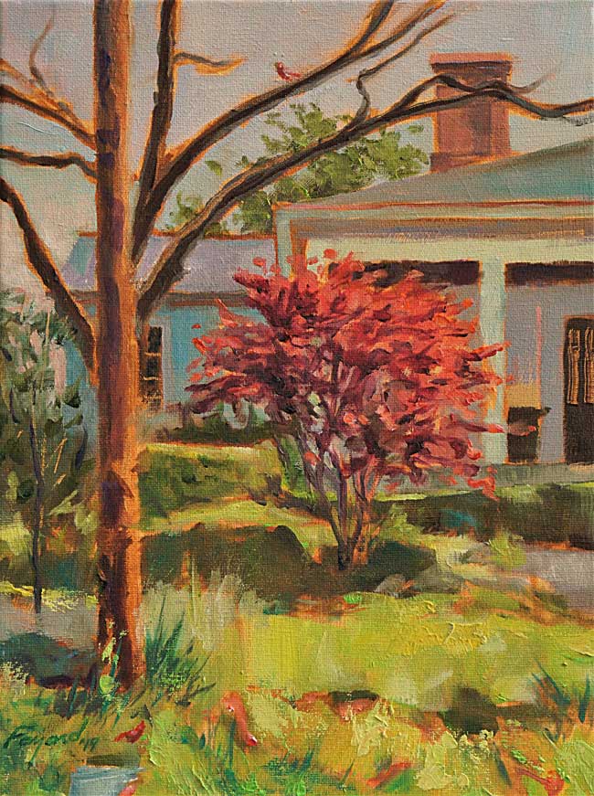 Red Emperor, oil on canvas, 12" x 9" - PaulFayard