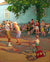 Street Party at Vaughan's, oil on canvas - PaulFayard