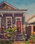 Venetian Cottage, New Orleans, oil on canvas, 10" x 8" - PaulFayard