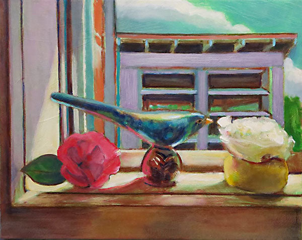 Window Bird, oil on canvas - PaulFayard